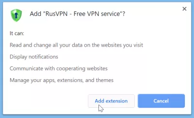 Get around Youtube error The uploader has not made this video available in your country : Pop-up add RusVPN - free VPN service