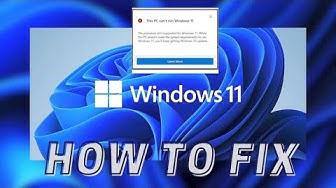 'Video thumbnail for How To Install Windows 11 For Supported & Unsupported Hardware Devices [ WORKING ✔️ ] #tech #guide'