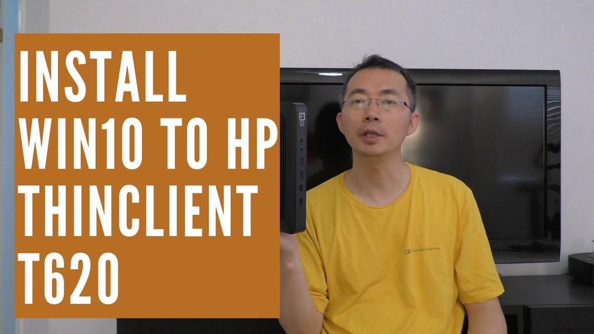 'Video thumbnail for Install Win10 / Win7 x64 on HP Thinclient T620'