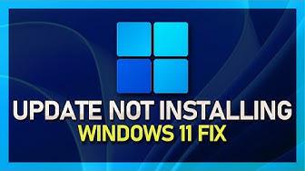 'Video thumbnail for Windows 11 Update Not Installing Fix'