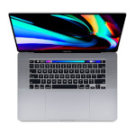 Um laptop como um Apple MacBook Pro com webcam
