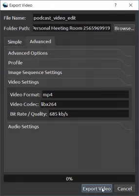¿Puede Editar Una Grabación Con Zoom? Agregar Transiciones De Videocast De Introducción Y Salida : Zoom configuración de grabación de calidad de video en video editado OpenShot