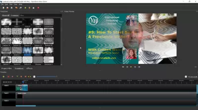 Kan Du Redigere En Zoomoptagelse? Tilføj Intro Og Outro Videocast-Overgange : OpenShot-overgang fra billede til video
