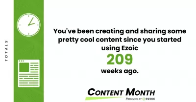 YB Digital Ezoic Content Month Highlights: Unter den Ezoic Top 4% Publishern! : Wir haben einige ziemlich coole Inhalte erstellt und geteilt, seit wir vor 209 Wochen damit begonnen haben, Ezoic zu verwenden