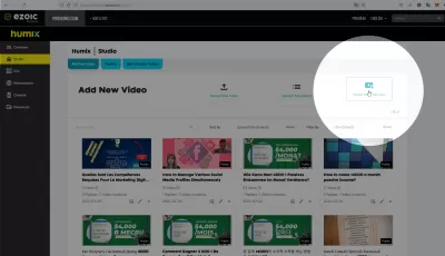 Uvod U Humix Platformu : HUMIX Studio: Uvezite video zapise iz YouTube opcije Da biste jednostavno kreirali vlastitu video platformu