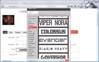 Ефективен Онлайн Дизайн На Лого В 8 Стъпки Безплатно : Избор на уникален тип шрифт за текста на логото