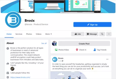 20+ Facebooki ettevõtte lehe brändimise näpunäited ekspertidelt : @brosix Facebookis