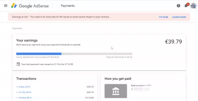 Kako zaraditi putem Google AdSensea ... i dvostruke AdSense zarade? : Kako mogu dobiti plaćanje od Google AdSensea?