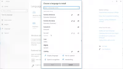 Slik endrer du grensesnittet i Microsoft Office? : Installere en Microsoft Office Language Pack fra Windows 10 Innstillinger