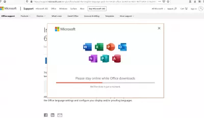 Com canviar l'idioma de la interfície a Microsoft Office? : Microsoft Office Descarregar i instal·lar un paquet d'idiomes per si mateix