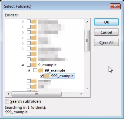 Outlook hittar e-postmapp i några enkla steg