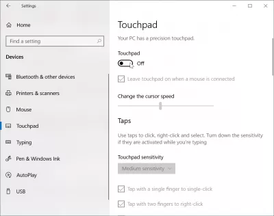Kaip išspręsti ASUS nešiojamojo kompiuterio „Touchpad“ problemą? : „Touchpad“ aktyvinimas „Windows“