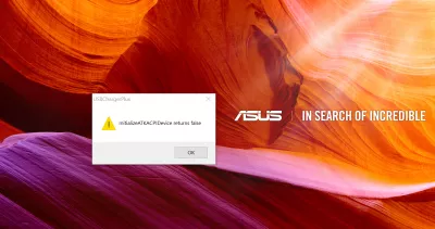 Hogyan oldható meg az ASUS laptop kikapcsolt érintőpadja? : Az Asus Initizeatkacpidevice hamis hibaüzenetet ad vissza indításkor - nincs több háttérvilágítású billentyűzet háttérvilágítása