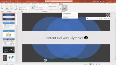 Cum Să Afișați Windows Gratuit Cu Powerpoint? : Adăugarea unui fișier audio pentru a fi redat în prezentarea PowerPoint