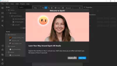 Wie erstelle ich einen Instagram-Gesichtsfilter? : Lernen Sie sich in Spark AR Studio zurecht