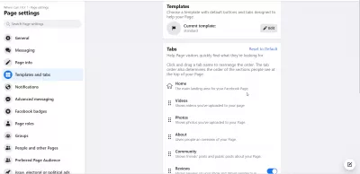דף הפייסבוק: כיצד לשנות כדי להגדיל את המכירות? : פייסבוק דף עסקים כרטיסיות בחירה
