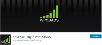7 Beste gratis WordPress Adsense-plugins for å øke inntektene : Adsense Plugin WP Quads