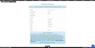 Najbolji Dobavljač VPS Usluga U Oblaku: Upoređivanje I Postavljanje : Potvrda narudžbe Interserver Cloud VPS
