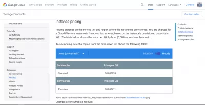 Google Cloud Platform piedāvātās priekšrocības šobrīd : Google Cloud Platform izmaksas