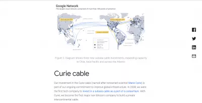 Benefícios oferecidos pelo Google Cloud Platform agora : Rede global privada do Google Cloud Platform