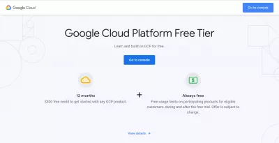 Google Cloud Platform- ის მიერ შეთავაზებული შეღავათები ახლავე : Google Cloud პლატფორმა 300 $ უფასო საკრედიტო შეთავაზება