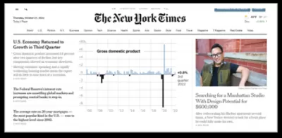 लेख विषय कैसे खोजें? : दुनिया के सभी वर्तमान घटनाओं के साथ इंटरनेट पर न्यूयॉर्क टाइम्स अखबार का होम पेज