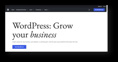 Ako nainštalovať WordPress na hostiteľský účet? : Pozdrav z hlavnej obrazovky webu WordPress