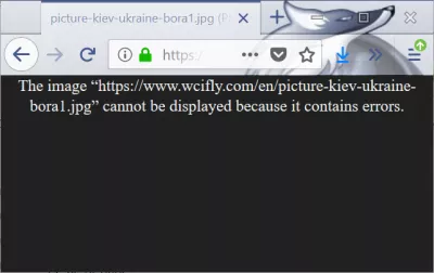 PHP GD loodud kujutis Pilt ei saa kuvada, kuna see sisaldab Firefoxis vigu