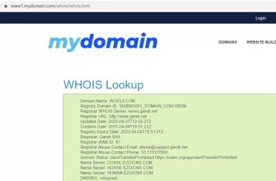 도메인 이름을 어디에 등록합니까? : 온라인으로 whois 서비스를 사용하여 내 도메인이 등록 된 위치를 찾는 방법