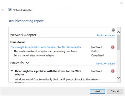 Windows 10無法在網絡適配器重置後找到wifi : 步驟1：轉到網絡適配器窗口